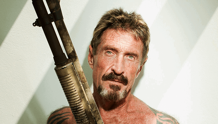 John McAfee Vermögen Info