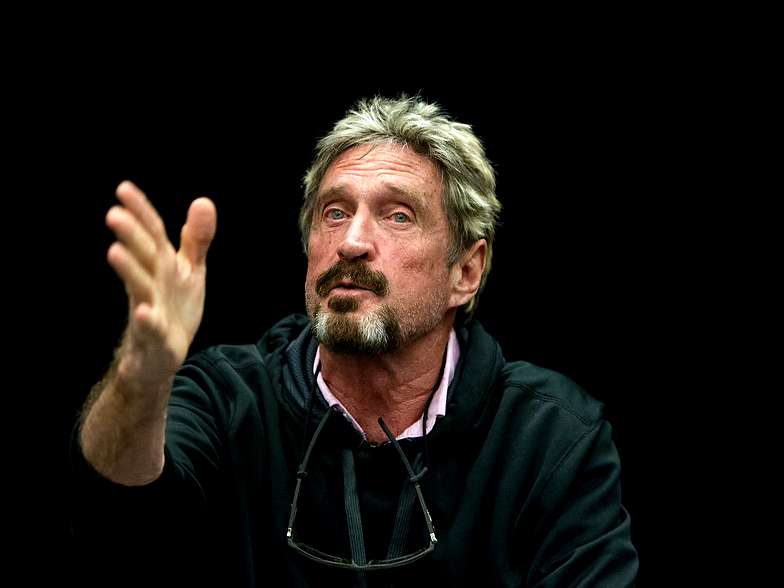 John McAfee Vermögen