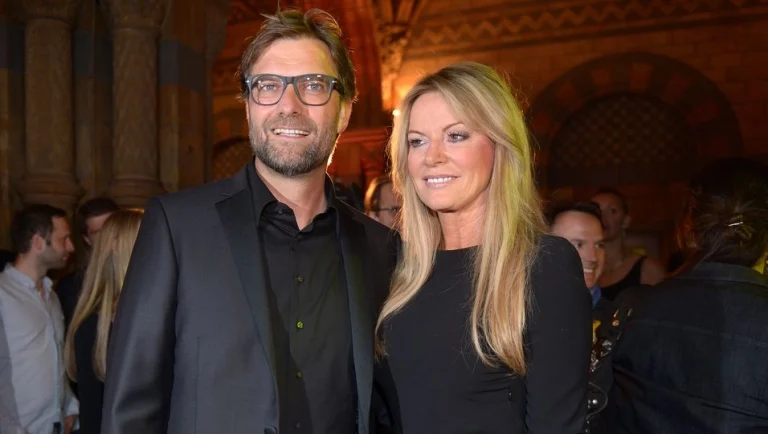 Klopp und Spielerfrau